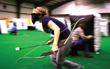 archery tag hen party
