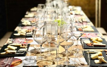 luxury wine and cheese tasting hen party