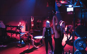ministry of sound fitness class hen party