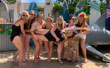 private spa party hen party
