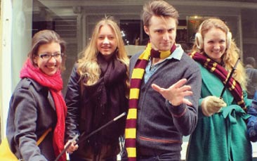 tour for muggles hen party