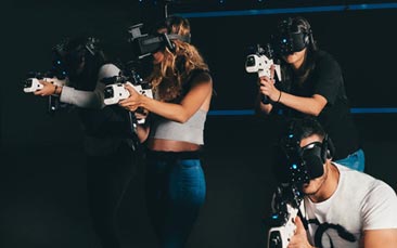 zombie free-roam VR experience hen party
