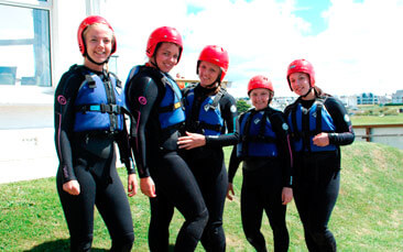 canyoning hen party