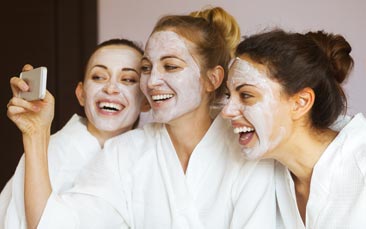 spa experience and massage hen party