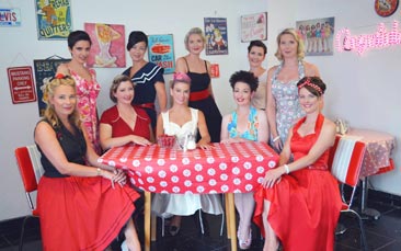 1950s makeover hen party