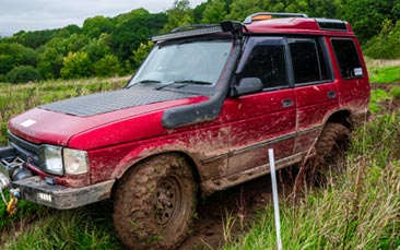 4x4 driving hen party