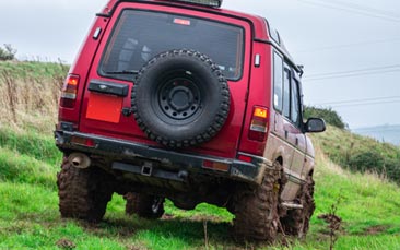 4x4 driving hen party