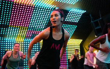 80s aerobics hen party