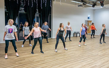 ABBA dance class hen party