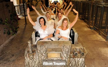 alton towers resort hen party