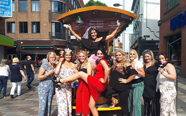 beer bike hen party