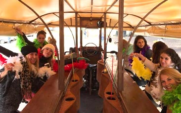 beer bike hen party