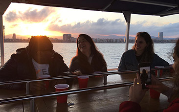 beer pedal boat hen party