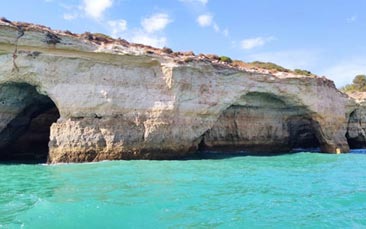 benagil caves cruise hen party