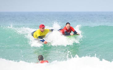 bodyboarding hen party