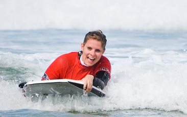 bodyboarding hen party