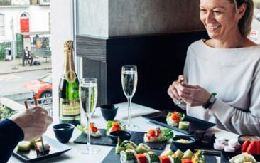 bottomless asian tapas and drinks hen party