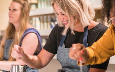 candle making masterclass hen party