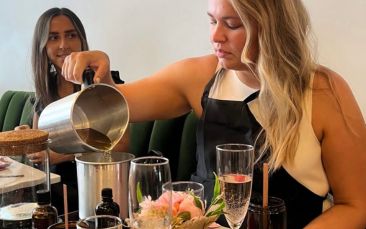 candle making masterclass hen party