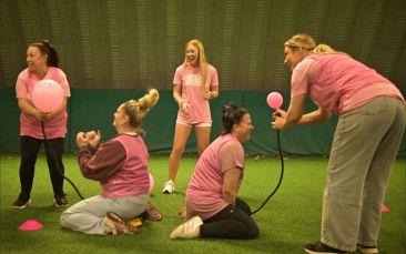 cheeky challenge arena hen party