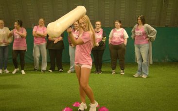 cheeky challenge arena hen party