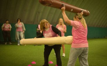 cheeky challenge arena hen party