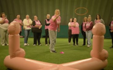 cheeky challenge arena hen party