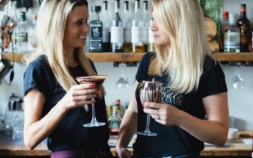 chocolate cocktail mixing hen party