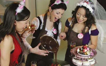 chocolate making hen party