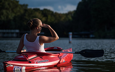 city kayak tour hen party