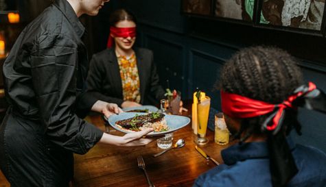 dinner in the dark hen party