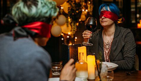 dinner in the dark hen party