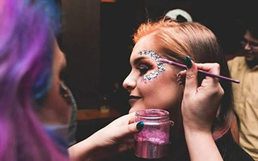 glitter masterclass hen party