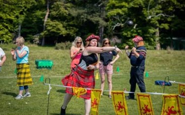 highland games hen party