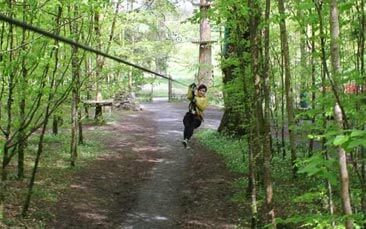 high ropes course hen party