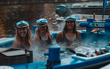 hot tub boats hen party