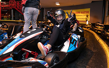 indoor go karting hen party