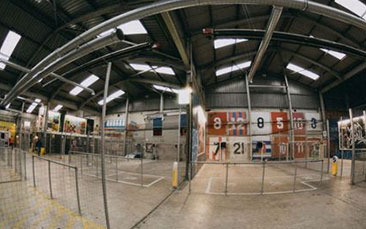 indoor street football challenge hen party