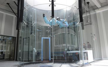 indoor skydiving hen party