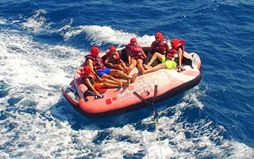 inflatable water madness hen party