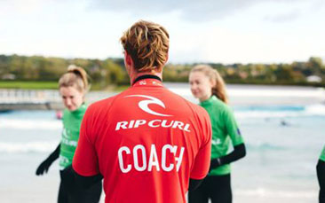 inland surf lesson hen party