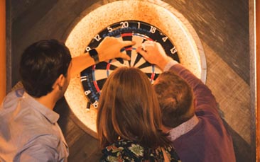 interactive darts hen party