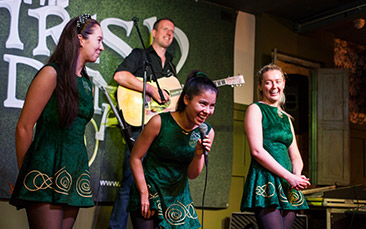 irish dance party hen party