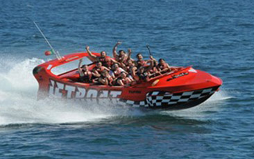 jet boat hen party