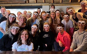 mobile laughter gym hen party