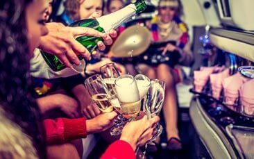limousine airport transfer hen party