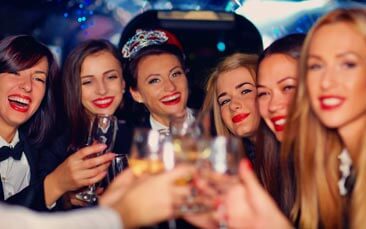 limousine airport transfer hen party