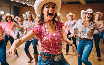 line dancing hen party