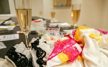 lingerie making hen party