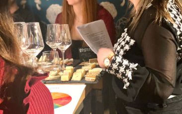 luxury wine and cheese tasting hen party